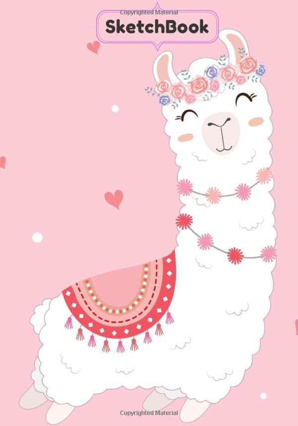 Sketchbook: Drawing book Llama Kawaii large size for drawing, sketch, painting, watercolor, creation: 100 pages. Notebook and sketchbook for artist, ... ideal for colored pencil, markers, paint. Sketchbook: Drawing book Llama Kawaii large size for drawing, sketch, painting, watercolor, creation: 100 pages. Notebook and sketchbook for artist, ... ideal for colored pencil, markers, paint.