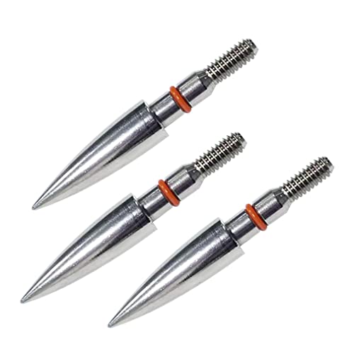Image of 100 /125 /150 /200 /300 Grains Archery Field Points Practice Field Tips, Archery Target Practice Hunting Arrow Tip for Recurve, Compound Bow Crossbow, Stainless Steel Screw in Broadheads