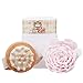 Juego de 9 piezas de cesta de spa con diseño de rosas...