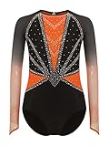 Confectionné dans un mélange de polyester et d'élasthanne, ce justaucorps offre une excellente élasticité et une grande flexibilité, permettant à votre petite fille de bouger librement pendant la gymnastique ou la danse