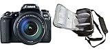 lente nikon 18-135 ventajas desventajas Sensor CMOS APS-C de 24.2MP KamKorda Bolsa de hombro para cámara + cámara réflex digital 77D + lente 18-135 USM