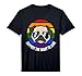 Pug Dog Gay Rainbow Flag Sunset LGBT Pride Performance T-Shirt