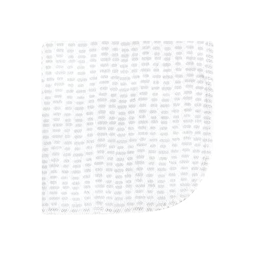 Image of Hudson Baby Unisex Baby Flannel Cotton Poly Washcloths, Boy Safari World 10-Pack, One Size