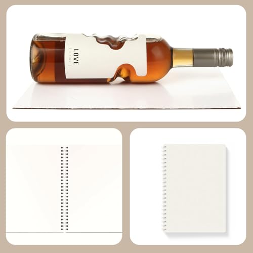 Suministros para encuadernación de libros con acabado blanco liso de alta densidad 4