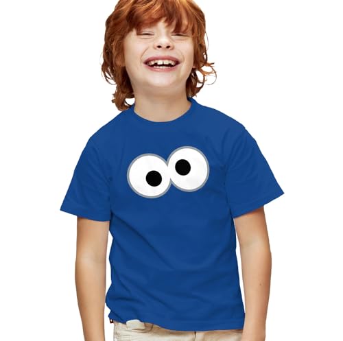 Sesame Street Cookie Monster Eyes Kids T Shirt for Youth Toddler Boys and Girls