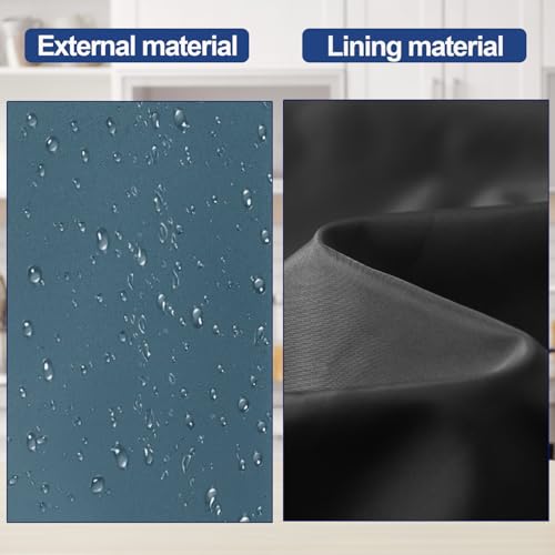 Image of Dust cover for Keurig Single Serve K-Cup Pod Coffee Maker, Heavy Duty Waterproof Coffee Machine Cover for Keurig K-Express, K-Mini and K-Iced Single Serve K-Cup Pod Coffee Maker (Blue)