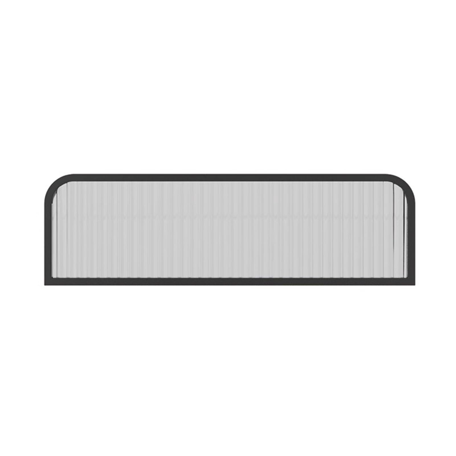 KLGFBDC Dividers For Dining Areas, Translucent Raised Striped Glass Restaurant Decorative Partitions, Hot Pot Aisle Countertop Desk Divider For Front Desk, Bar (Color : Black-A, Size : 100X30CM)