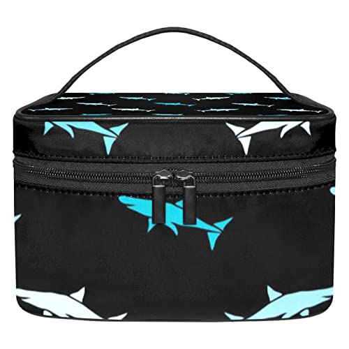 Organisateur de maquillage requins grand sac cosmétiques voyage