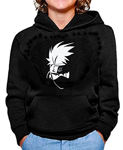 the Fan Tee Sudadera de NIÑOS Naruto Sasuke Kakashi Itachi 035 12-13 Años