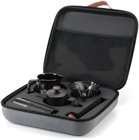 Pour Over Coffee Maker Set,All in One Travel Coffee Kit with Manu...