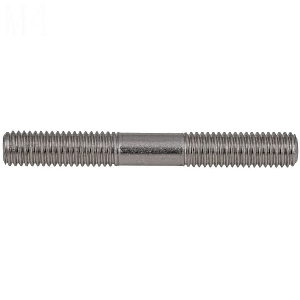 Expansion Bolts Pernos de espárrago roscados de Doble Extremo métricos M12 x 1,75 de 40 a 250 mm, Varilla de tornillo/M12 x 170 mm, 3 Unidades