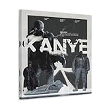 Kanye Poster West Rapper, Leinwanddruck, ästhetische 