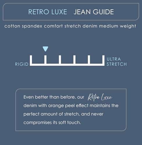 kensie Jeans for Women The Emilia Retro Luxe High Rise Slim Straight 28-Inch Inseam, Sizes 0-14