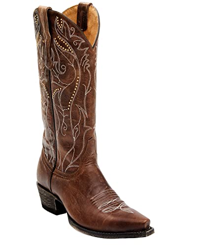 Idyllwind Women's Sweet Tea Western Boot Snip Toe Brown 8 1/2 M US