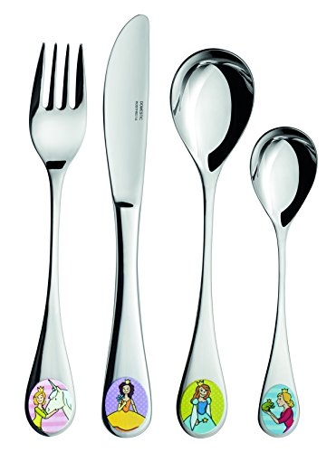 Josef Mäser Domestic Couverts pour Enfant 4 pièces Motif Princesse