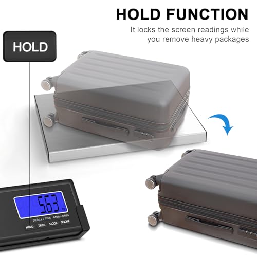 Image of THINKSCALE 440lb Heavy Duty Digital Shipping Scale, 10g Wireless LCD