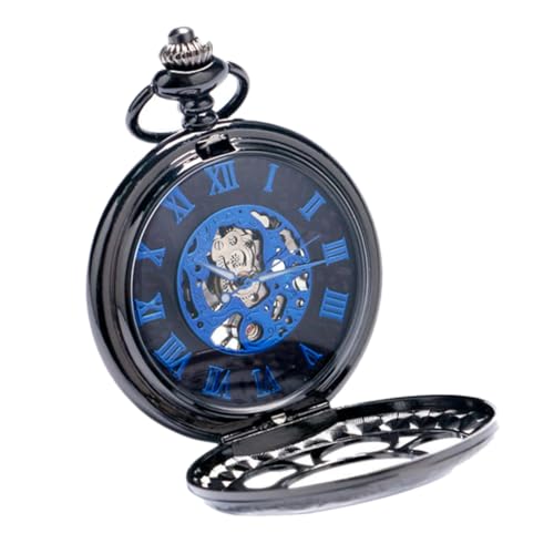 Montre de poche mécanique rétro avec chaîne pour parfaire un look vintage