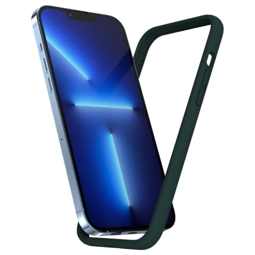 K TOMOTO for iPhone 13 Pro Max Liquid Silicone Bumper Case, Midnight Green
