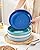 vancasso Bonita Blue Salad Plate Set of 6 Bundles Pasta Bowls Set of 4