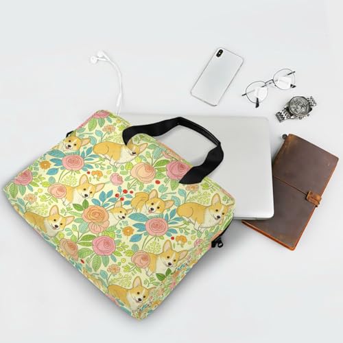 Bolso para portátil de viaje con diseño floral 15.6 pulg miniatura 7