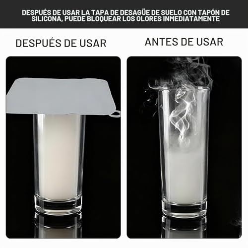 Miniatura 4 de 5 Pcs Tapa Desague Ducha, Tapa Desagüe Antiolores Tapa De Desague De Terraza De Silicona Tapon Ducha Olores Ara Cocina, Ducha, Bañera