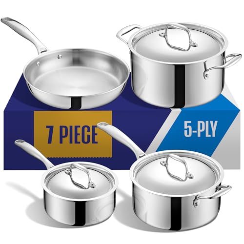 Best Good Cookware For Gas Stoves 11 LEGEND COOKWARE Stainless Steel Cookware Set | 5 Ply