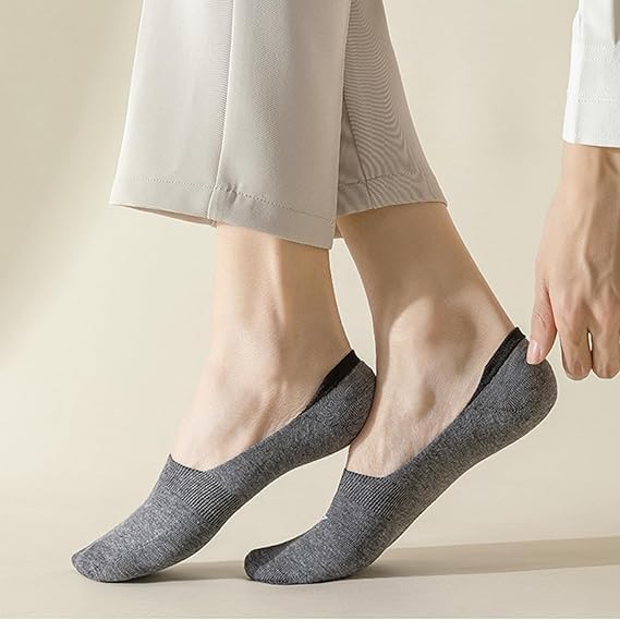 ZensoO Premium No Show Loafer Socks for Men & Women Combo Pack of 5 β Comfortable, Stylish, Breathable Cotton, Anti-Slip Grip for Sports & Casual Use, MultiColor 2