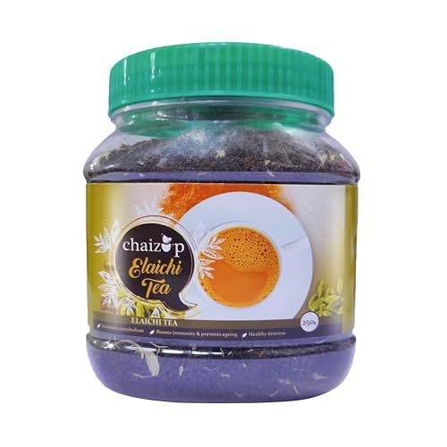 Image of Chaizup Premium CTC Elaichi Tea | Strong & Aromatic Loose Leaf Cardamom Chai | 1kg Pack | Boosts Immunity | Supports Metabolism | Relieves Stress | 100% Natural (250g)