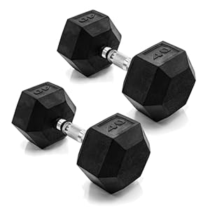 CAP Barbell Coated Hex Dumbbell Weight – Pairs | Multiple Options