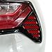 Red Real Carbon Fiber Car Tail Light Grille Decal Accessories Interior Trim Compatible with Chevrolet C7 Stingray Corvette 2014-2019 2015 2016 2017 2018 Stickers
