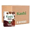 Kashi GO Cold Breakfast Cereal, Fiber Cereal, Vegan Protein, Chocolate Crunch (8 Boxes)