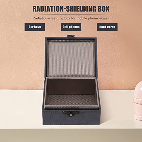 Abaodam Caixa de bloqueio para chaveiro, bloqueador de fibra de carbono, compartimento para bloqueio