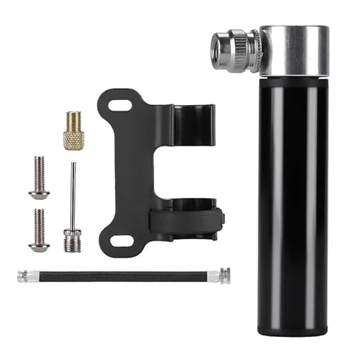 120 PSI Mini Bike Pump Portable for Trek Alpha 2.3 2009, Universal Bicycle Air Pump for Road & MTB, Durable Hand Air Pump for Bicycle, Balls,A Black