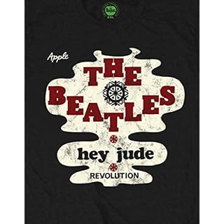 The Beatles T Shirt Hey Jude Revolution Band Logo Officiel Homme Noir Size L - Les Beatles, Paul McCartney, John Lennon, RIngo Starr, George Harrison The Beatles T Shirt Hey Jude Revolution Band Logo Officiel Homme Noir Size L – Image 3