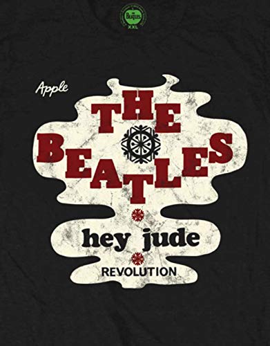 The Beatles T Shirt Hey Jude Revolution Band Logo Officiel Homme Noir Size L - Les Beatles, Paul McCartney, John Lennon, RIngo Starr, George Harrison The Beatles T Shirt Hey Jude Revolution Band Logo Officiel Homme Noir Size L – Image 4
