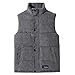WENKOMG1 Vest Jacket for Men, Outdoor Vest Sleeveless Winter Warm Fashion Vest Men Hiking Apparel Clothes Chaleco Para Trabajo (3XL, Gray)
