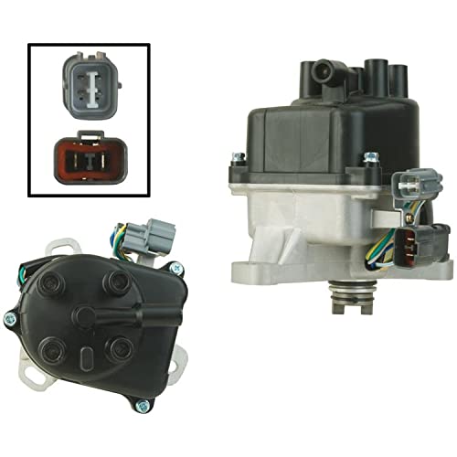 OEG Parts New Distributor Compatible With Honda Prelude 2.0 2.2 2.3 H22A OBD2 1996 1997 1998 1999 2000 2001 96 97 98 99 00 01 30100-P13-A01 30100-P5M-A01 30105-PM5-A01 TD-77U