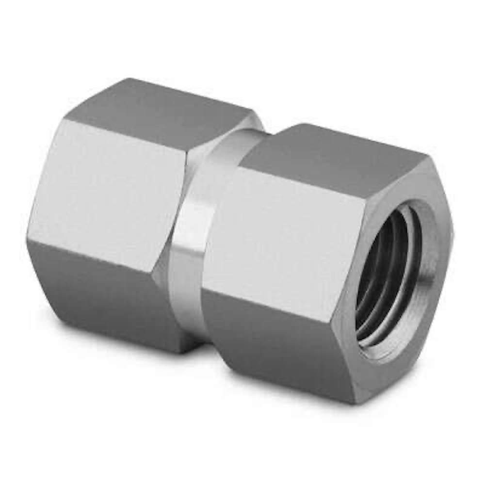 SS8HCGRT Swagelok Hex Coupling, 1/2" Female ISO/BSP Tapered