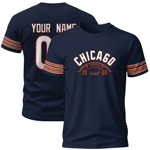 Image of ANTKING T-Shirt Custom Name Number Crewneck Short Sleeve for Men Youth Gifts