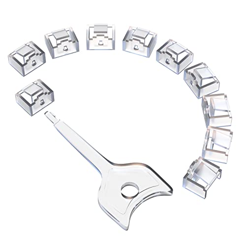 Image of 72 Pcs RJ45 Port Lock with 3 Keys, Locking RJ45 Port /Dust Blocker,Compatible with Computer,TV,Router,Other Devicesrj45(Transparent)