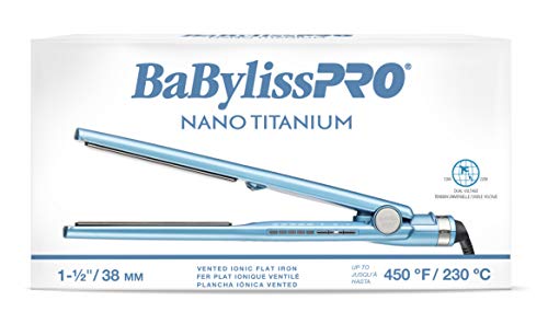 Babylisspro Nano Titanium 1½" Vented Ionic Flat Iron #TOP1