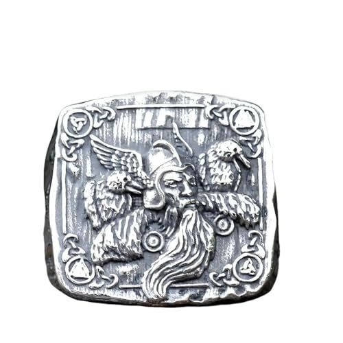 Bague Viking Odin pour Homme Idée Cadeau Anniversaire Amulette Grand Format