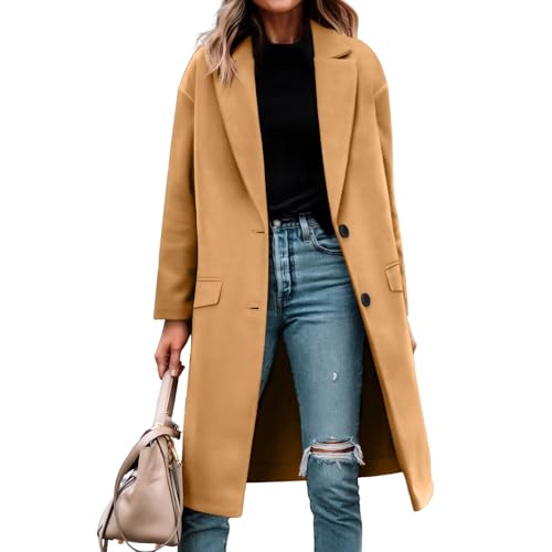 Veste longue en laine femme idéale pour le bureau et l'hiver