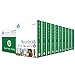 HP Paper, 30% Recycled Copy Paper, 20lb, 8.5 x 11, Letter,  92 Bright, 5000 Sheets / 10 Ream Case (112100C), Made In The USA