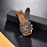 BENYAR Watch for Men Analog Quartz Watch Waterproof Luminous Designer Mens Wrist Watches Business Work Sport Casual Dress Watch with Chronograph Silicone Strap Elegant Gifts for Men — image 8
