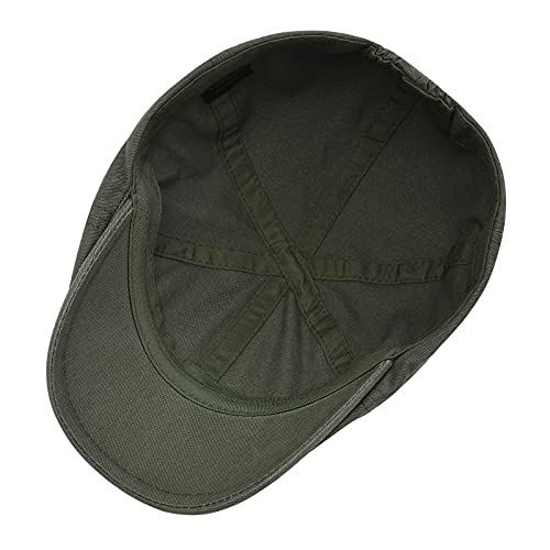 Image of VOBOOM Cotton Flat Cap Cabbie Hat Gatsby IVY Cap Irish Hunting Hat newsboy