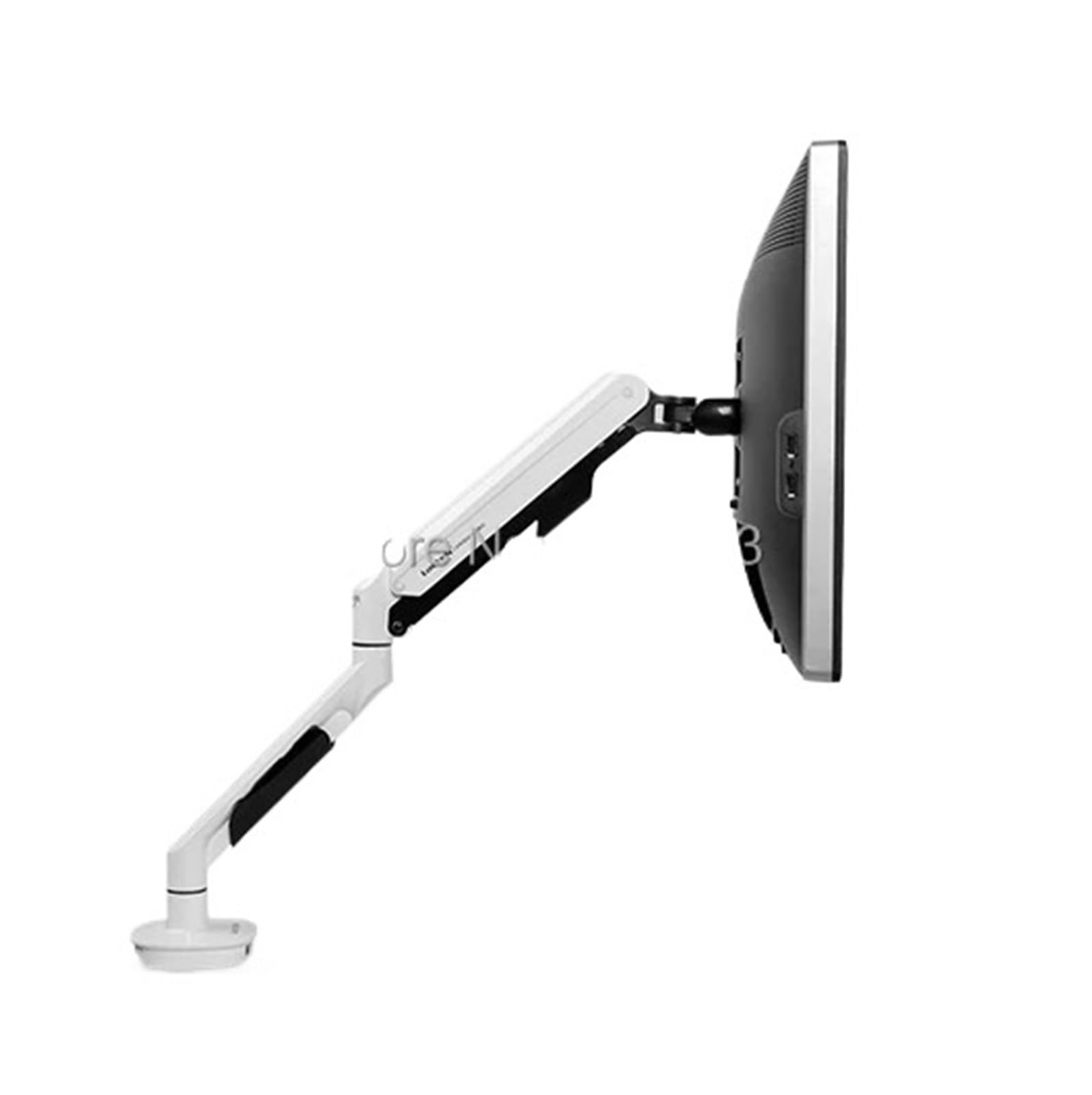 Bras de moniteur à ressort à gaz Q7 blanc pour libérer de l'espace sur votre bureau