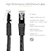 StarTech.com 6ft CAT6 Ethernet Cable - Black CAT 6 Gigabit Ethernet Wire -650MHz 100W PoE++ RJ45 UTP Molded Category 6 Network/Patch Cord w/Strain Relief/Fluke Tested UL/TIA Certified (C6PATCH6BK)