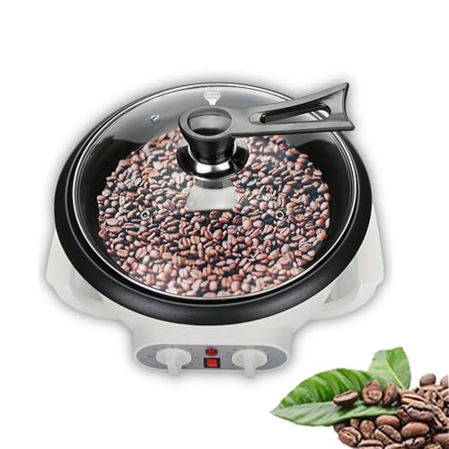 QSWLHLYY Tostadora De Café DoméStica, EléCtrica con Temporizador, Ajuste De Temperatura De 0 A 240 °C, Capacidad para 750 G De Nueces, Cacahuetes Y Anacardos