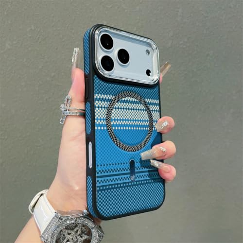 Coque fine iPhone 13 Pro bleue antichoc et magnétique